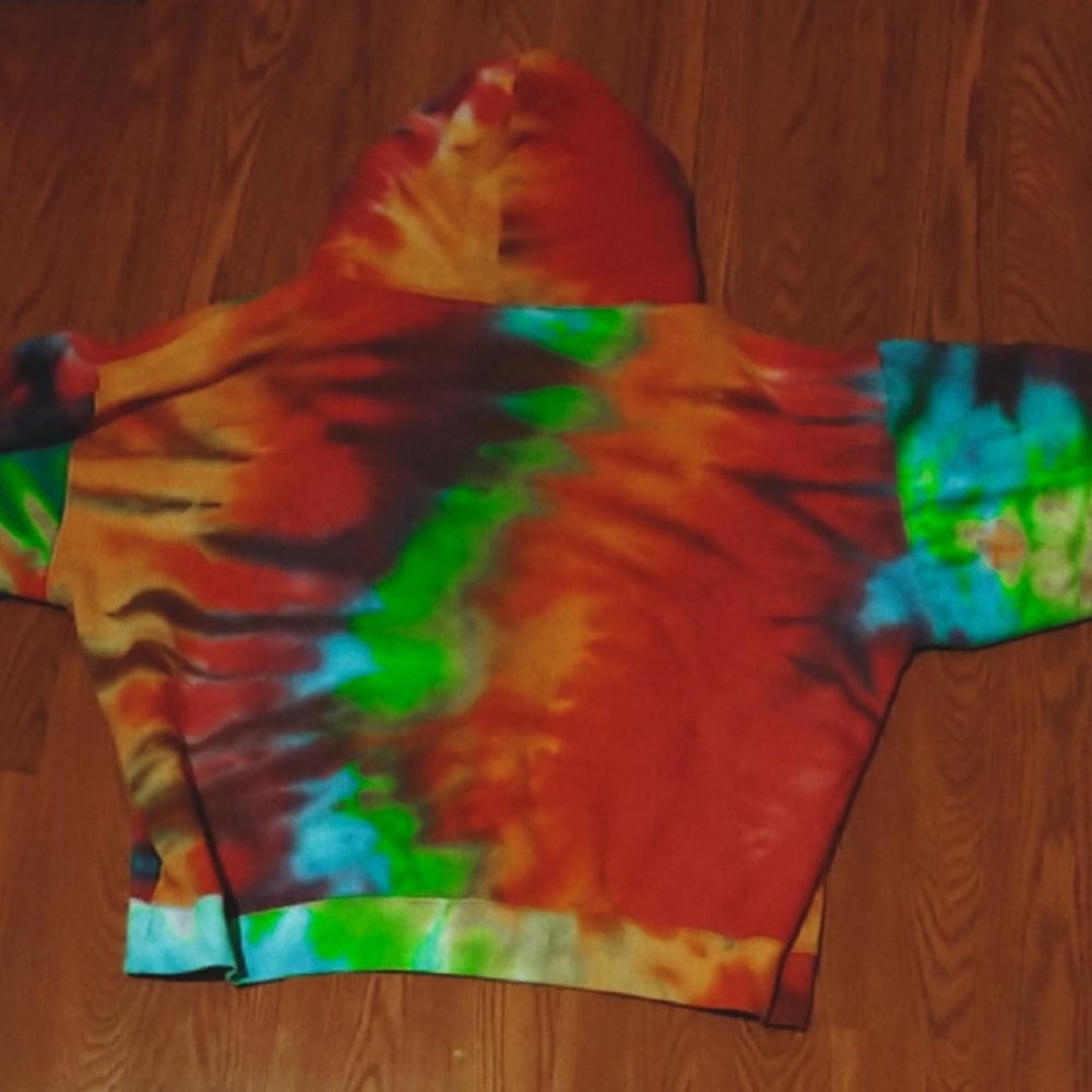 Colorful Tie Dye Hoodie